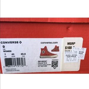 Women’s size 9 Converse Hi Tops
